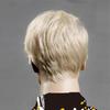 Men's Short Wigs Light Blonde Hair Synthetic Wig With Bangs Halloween Costume Cosplay Daily Use Wig Natural Heat Resistant Wig