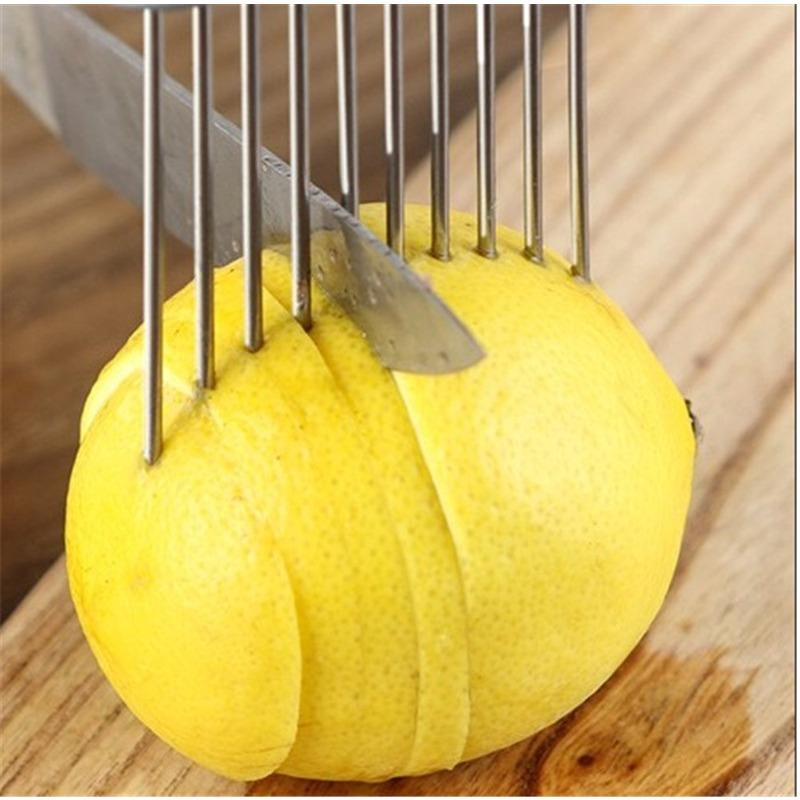 Onion Needle Cutting Onion Ring Artifact, Tenderizer, Meat Loosening Needle Fork, Fruit And Vegetable Hand Slicer, Kitchen Tool.