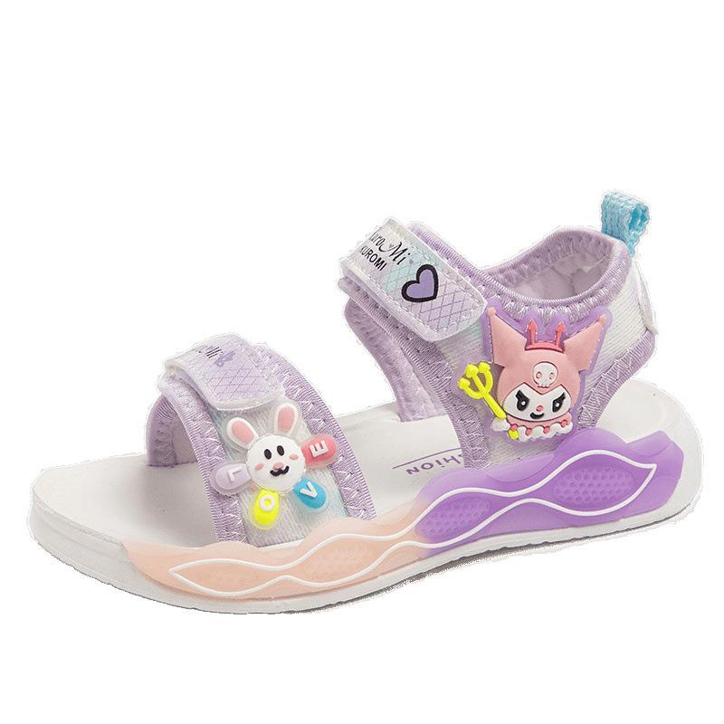 Children's sandals 2025 summer new fashion Korean version of sports sandals medium and large children and little girls versatile beach shoes tide