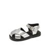 Size 26-37, Girls' Sandals 2025 Summer New Bag Head Shoes, Children's Bag Head Rome Leisure Beach Classmates