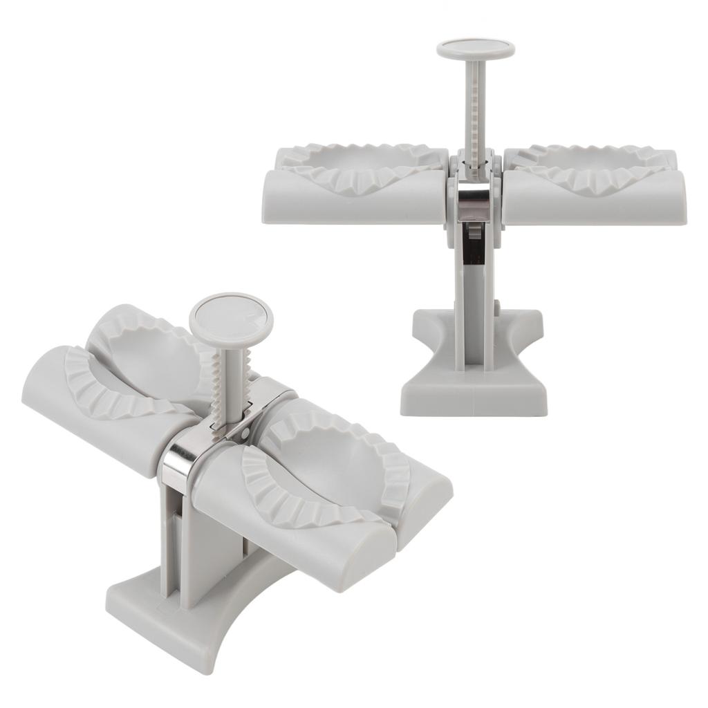 Dumpling Mold Machine Automatic ABS and Stainless Steel Double Head Dumpling Maker for Home Kitchen