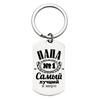 Creative Minimalist Keychain Spanish Key Pendant Metal Stainless Steel Laser Key Ring Stainless Steel Keychain for Backpack Bag Pendant