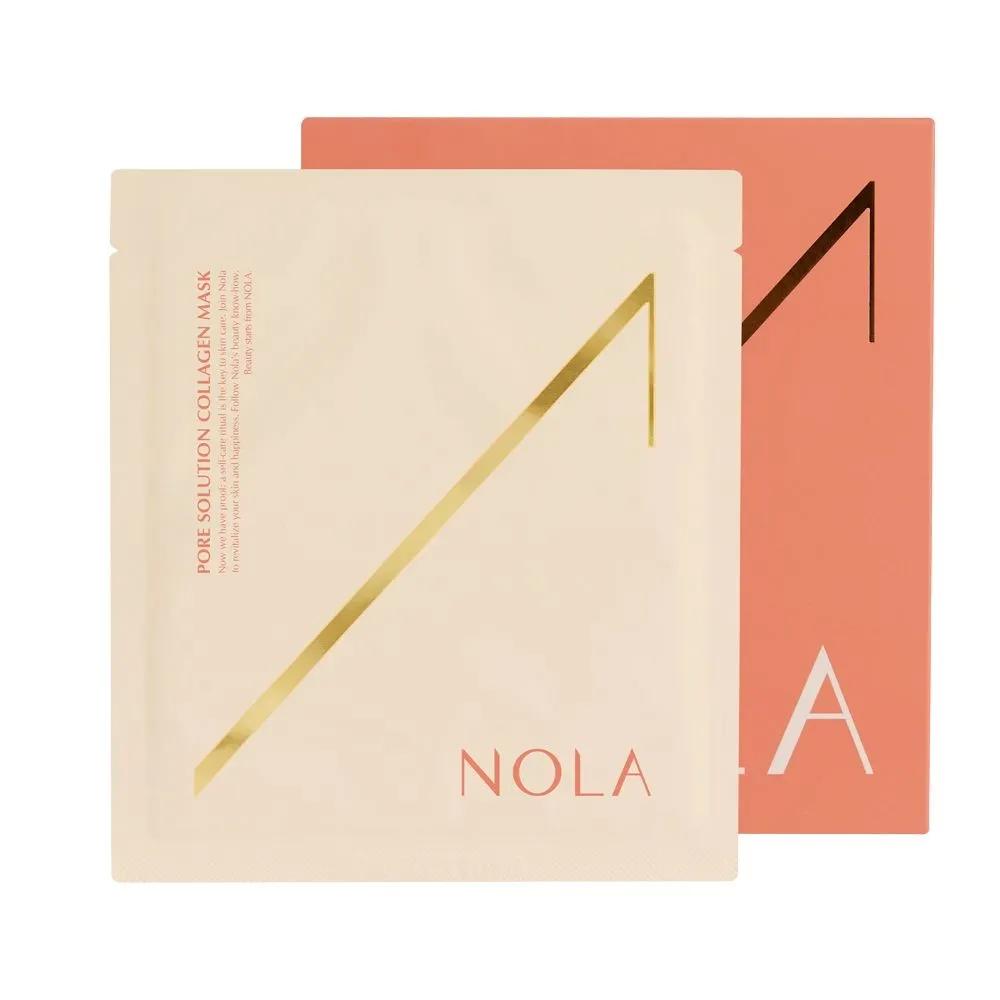 NOLA Pore Solution Collagen Mask 41g 1 Box (4 Sheets)