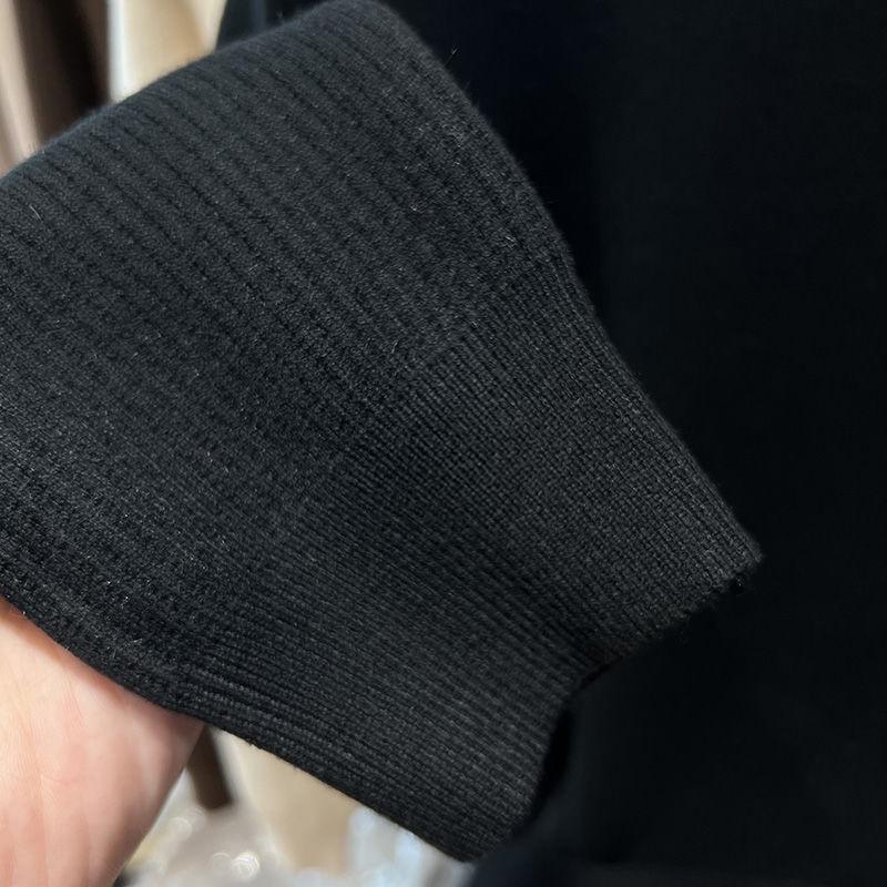 2024 Women's High-Quality Velvet Fleece High-Neck Slim-Fit Base Layer Sweater for Autumn/Winter