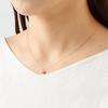 WEB Limited K18 Pink Gold Diamond Necklace [Ester] (0.15ct) 0442-7935-0015-0000