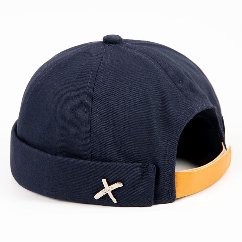 Hat Men'S Summer Melon Hat Landlord Hat Street Hipster Hipster Hip Hat Brimeless Female Yuppie Fashion Floor Hat
