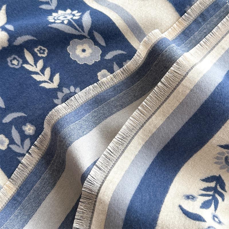 Autumn And Winter Thickened Warm Wind Pony Scarf Women'S Light Luxury Style Versatile Air Conditioner Shawl Temperament Scarf