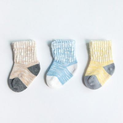 MK Boys’ Simple Knit Socks 3-piece Set, Korean Baby Products