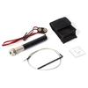 Acoustic Guitar Pickup Endpin Jack Piezo Pickup Kit with Piezo Pickup Battery Box for Acoustic Folk Guitar