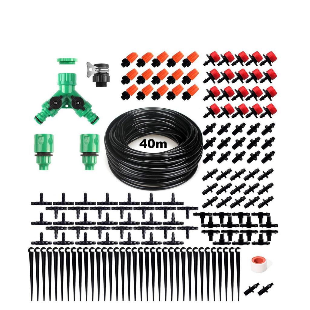 8-Hole Adjustable 360° Drip Irrigation Set for Easy Watering