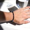 BTS Jungkook Worn Genuine Gemstone Bracelet Onyx Sodalite Healing Crystal Korean Idol Style Couple Jewelry Gift