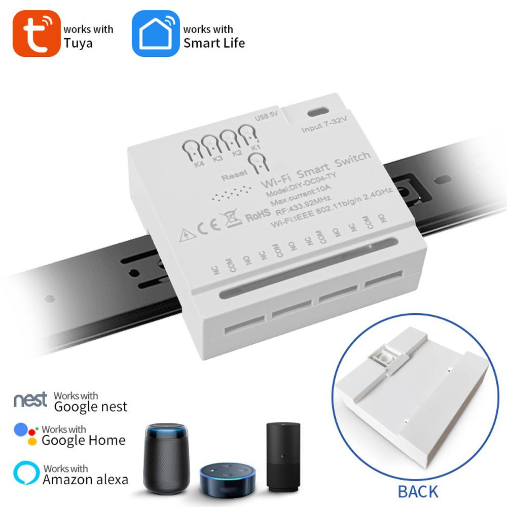 Tuya Wifi RF Ev Elektrikli Alet 5V 12 V Kesici Açma-Kapama Kontrol Modülü Yönlendirme