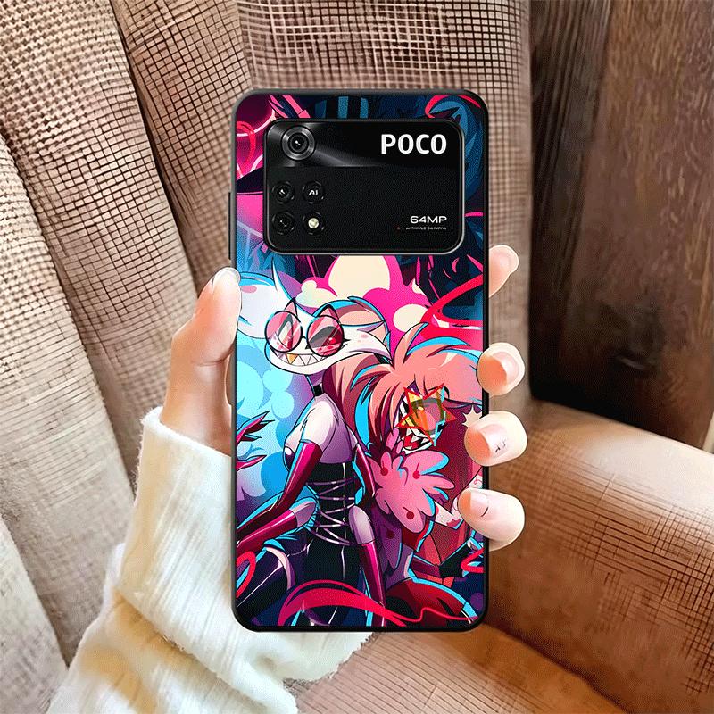 Hazbin Hotel Anime Soft Phone Case for Xiaomi Poco X5 X6 X7 X8 Pro Max X3 F7 F8 Ultra M8 M7 M6 M5 Redmi 15 15C 14C 13C 12C X4 F6