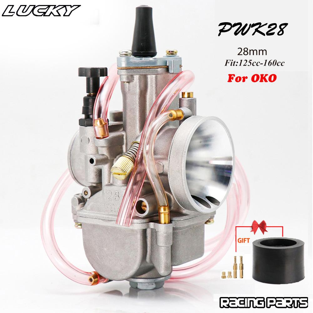 

PWK 21 24 26 28 30 32 34mm With Power Jet Carburetor For OKO 2T 4T Motorcycle Carb For Dirt Bike Pit Bike Scooter ATV Quad UTV 28mm