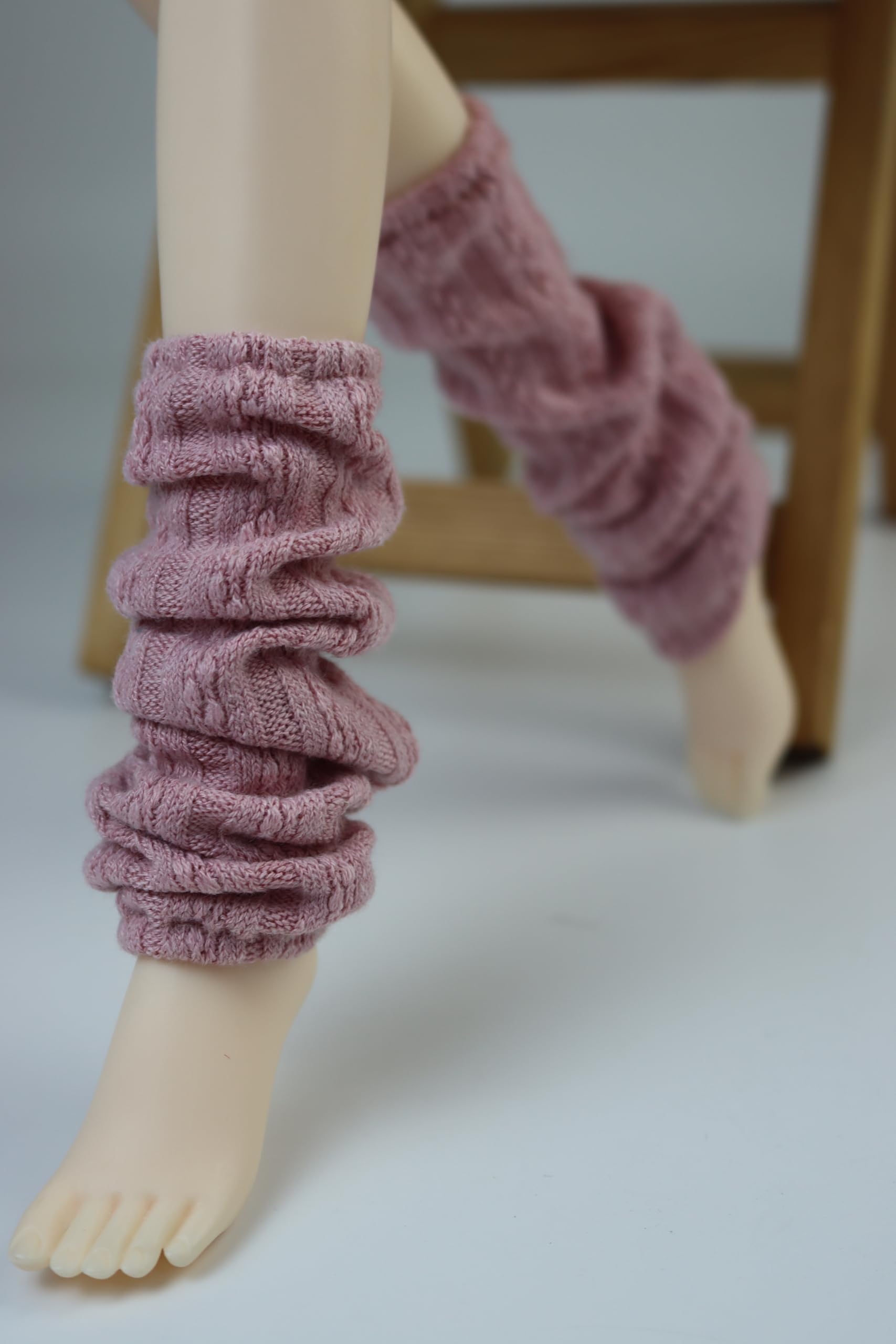 

HAMRETHYPPZ 14 16 13 BJD Ball Jointed Doll Dress Doll Costume Doll Maid Clothes Ball Jointed Doll Dress Up Cute Charming Elegant Pink Knit Tabi Socks