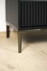 Anchor Elegant furniture leg, black chrome, height 18 cm