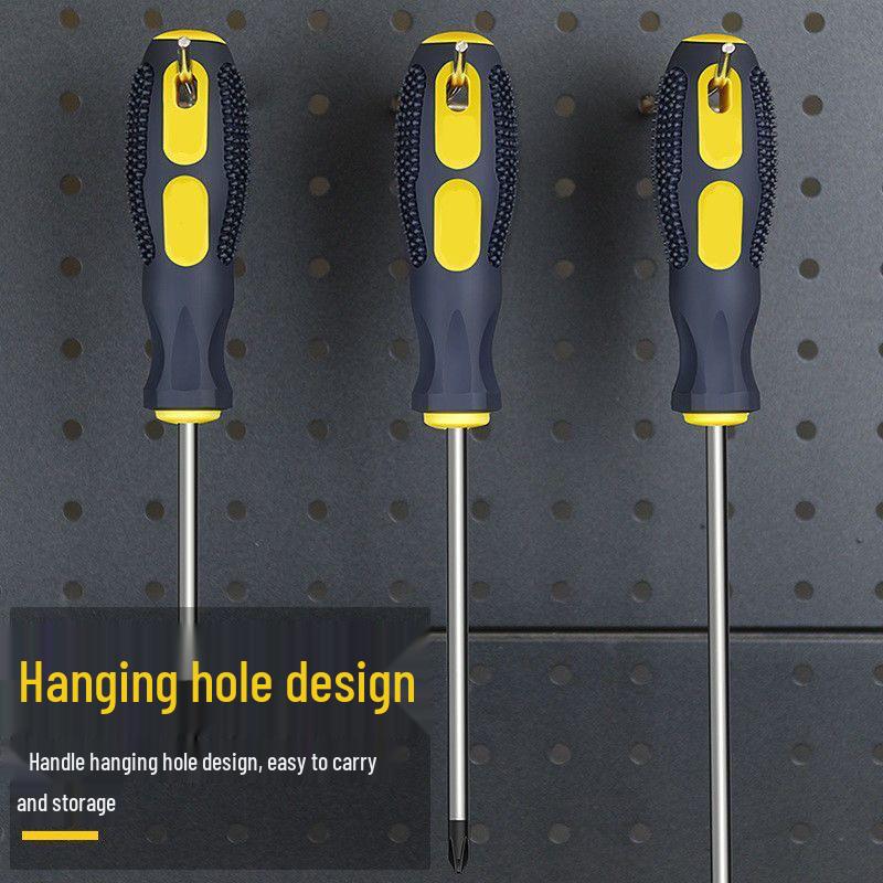 Ergonomic Non-slip Magnetic Screwdriver Set: Slotted, Phillips, and Torx.