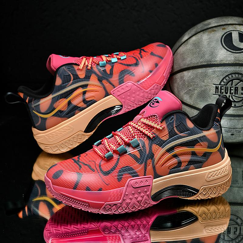 Fashion Men's Basketball Shoes Cushioned Breathable Sneaker Train Athletes High Quality Sport Shoe Lace Up Footwear Casual Sneaker 39-44