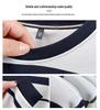 Korean Style Color Block Striped Loose Long Sleeve Top for Autumn/Spring