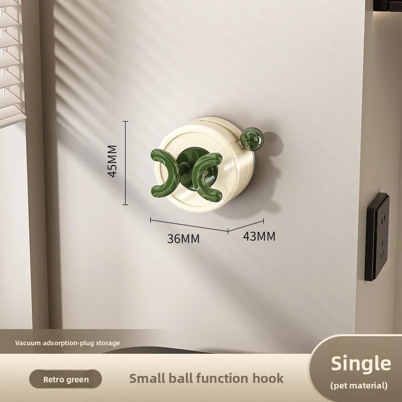 Sucker Hook Holder Wall Mount With Strong Load Capacity For Kitchen Storage