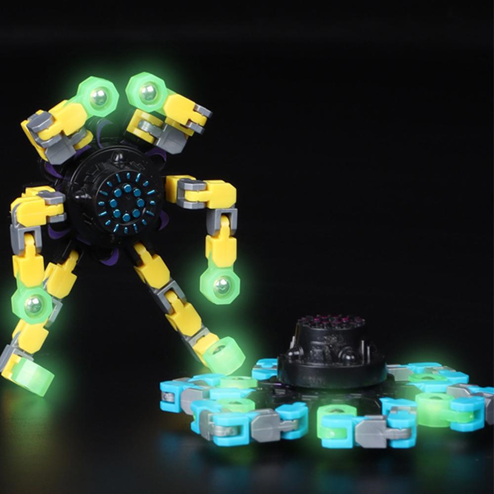 Verformte Fidget Spinner Ketten Spielzeuge Für Kinder Antistress Hand Spinner Vent Spielzeug Erwachsenen Stressabbau Fidget Sensorischer Kreisel Geschenk