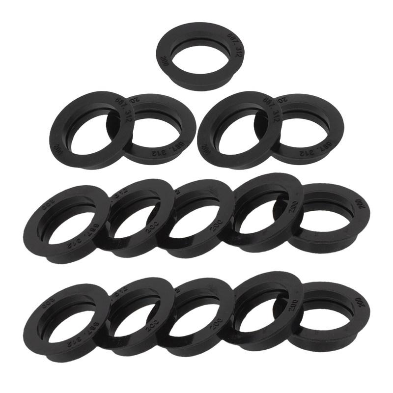 15Pcs Parking Sensor Ring Set Universal Waterproof Sealing Gasket for Reversing Radar Systems Dust Debris