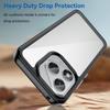 For Honor 400 Lite 5G Phone Case WANLONFENG XC Series TPU Acrylic Cover with Tempered Glass (Big Lens Hole)