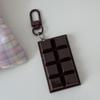 Simulated Chocolate Keychain Pendant Mini Realistic Chocolate Charm for Bags