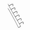 Multifunction Kitchen Storage Rack Cupboard Shelf Hanging Hook  Wardrobe Organizer Holder Black