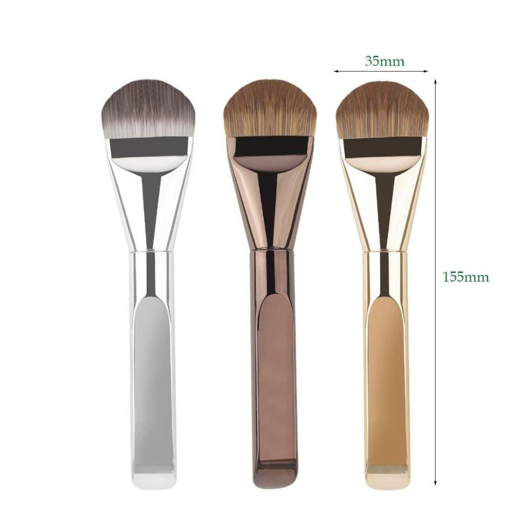 Ultra-thin Foundation Brush Non-marking No Powder Concealer Brush Wide Tongue Flat Head Makeup Brush Women Beauty Tools