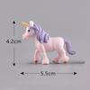 Miniatures Figurines Unicorn Garden Diy Ornaments Decor Micro Dollhome Landscape