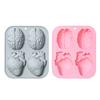 Blue And Pink Human Heart And Brain Silicone Mold 3d Organ Shape Suitable For Diy Baking Cake Baking Utensils