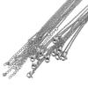 10pcs 45+5cm Gold Color Stainless Steel Link Chains In Bulk Necklaces Fashion Jewelry Adjustable Chains Wholesale Chokers DIY