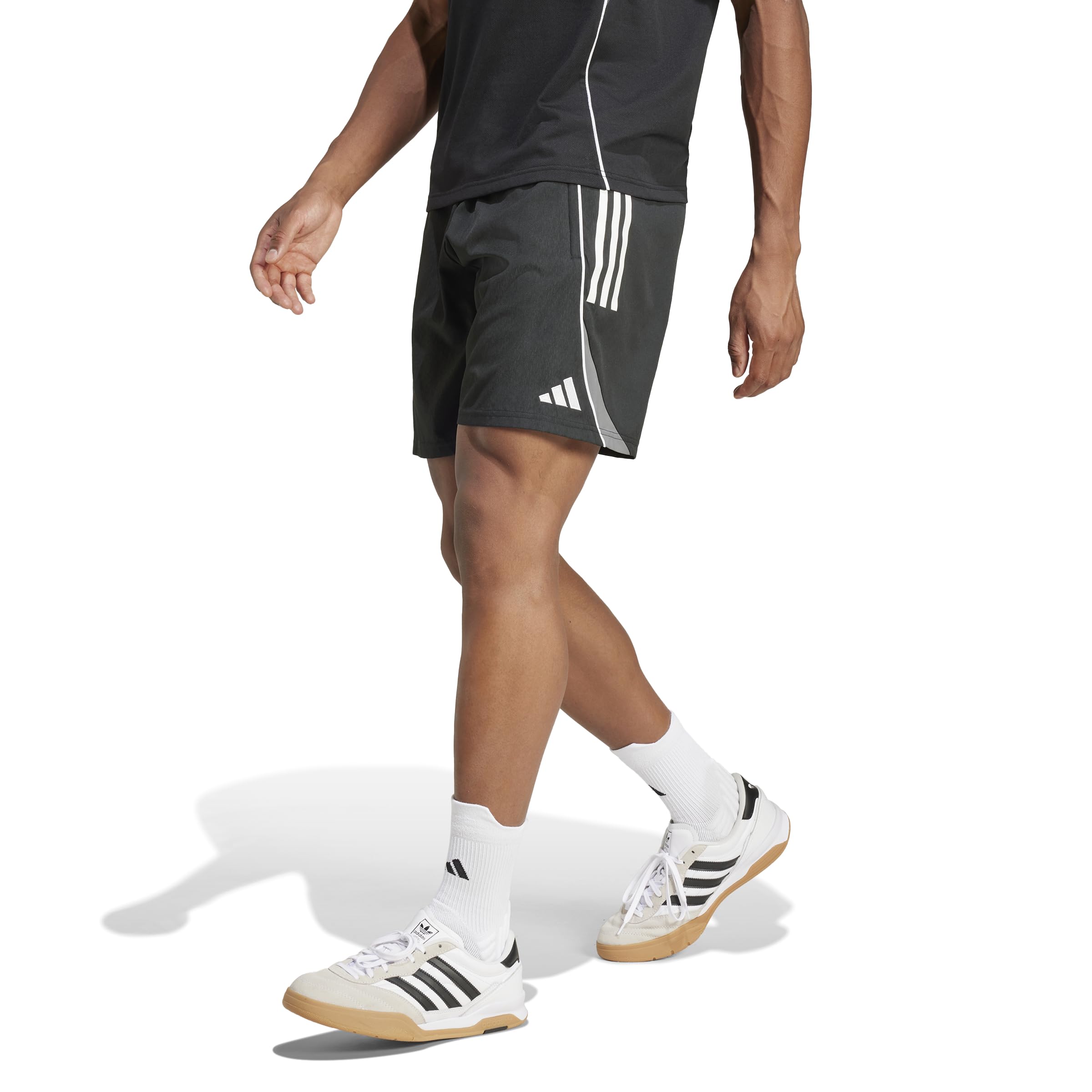 Мужские футбольные шорты Adidas Tiro 25 Competition DT, Размер JSJ84, Черный/Командный серый (IW0407), Размер 4L