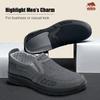 Mens Canvas Slip On Loafer Orthopedic Pain Relief Breathable Soft Sole Flats Shoes Outdoor Lightweight Non-slip Walking Shoes
