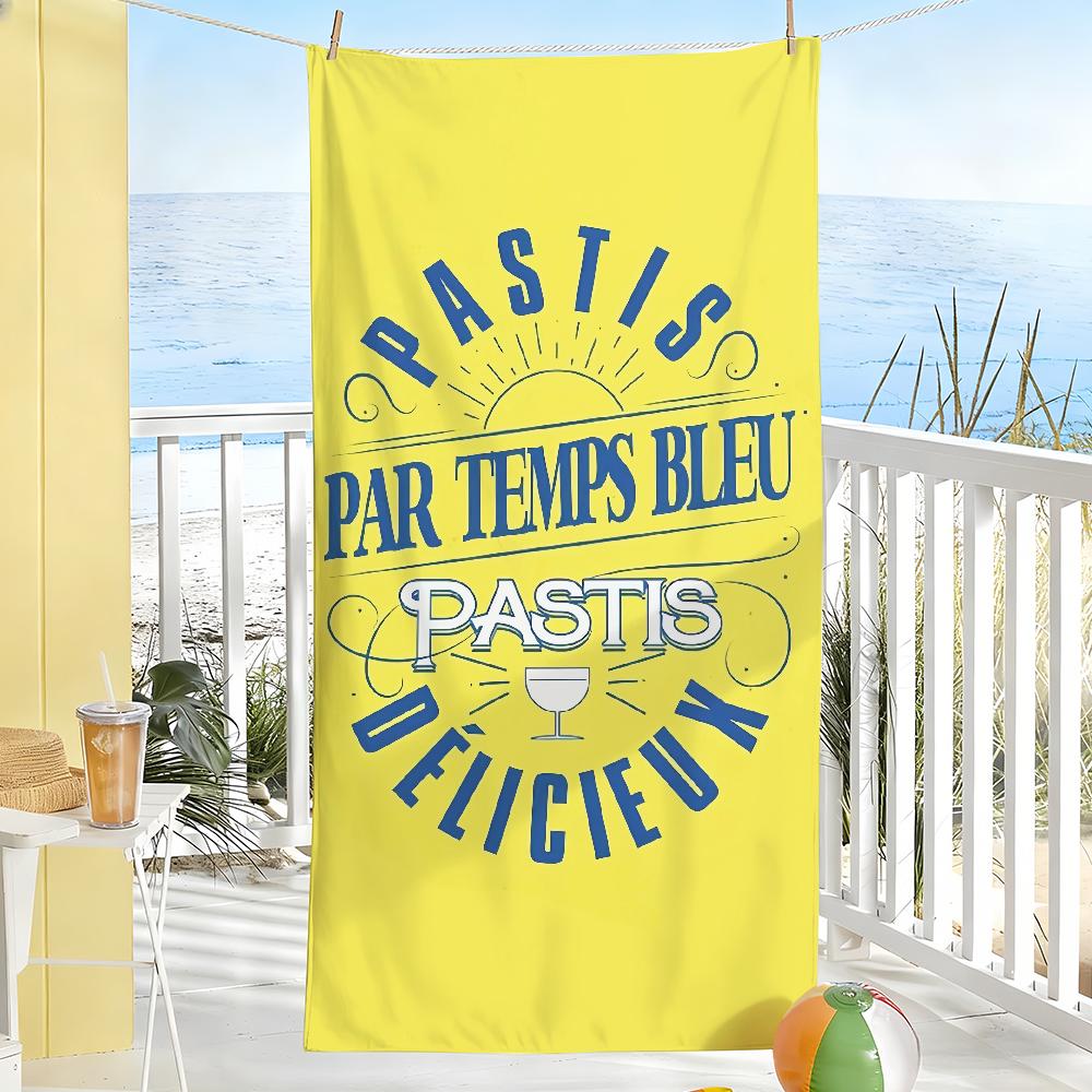 Fashion Towel Soft Pool Gift For Travel Gym Shower Camping Quick Dry Sports R-RicardS Logo Large Beach Towels
