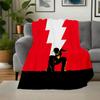 Flash Lightning Bolt Graphic T Shirt: Speed & Power In Every Step!Blanket Flannel Throw Blanket for Sofa, Bed, Travel, Camping, Office, Couch, Chair