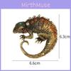 Vintage Lizard Animal With Zinc Alloy Decor For Women And Men