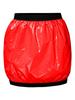 Women Waterproof Vinyl 2-Piece S-3XL Crop Top and PVC Mini Skirt Swimsuit Cover Up Adaptive Swimwear for Beach Pool