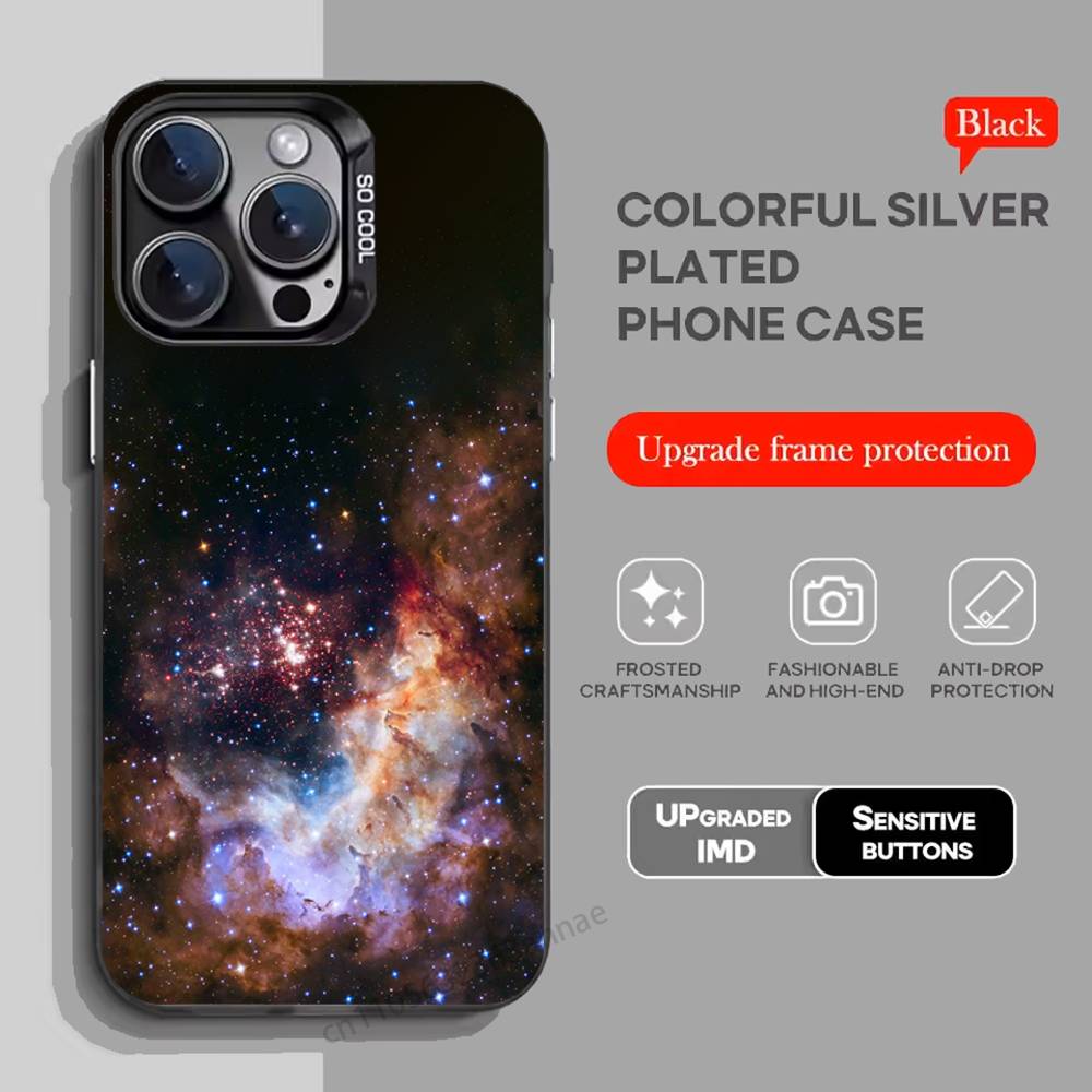 Earth Stars Space Phone Case for iPhone 17 11 12 Pro Max Plus Mini Air SE  16e 14 15 16 13 Soft Shell