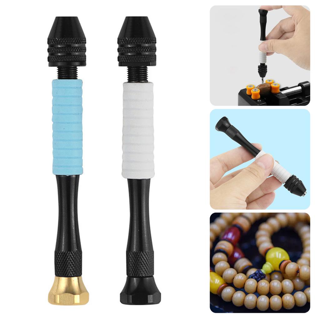 Anti Slip Rubber Sleeve Hand Drill Grip With Ergonomic Handle For Accurate Drilling In Jewelry Making And Woodworking