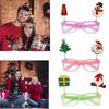 Glow In The Dark Christmas Luminous Eyeframe Colorful Glowing Glasses  Stage Performances Props