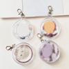 1PC Badge Star Transparent Pixiv Protective Cover Anime Merchandise Plastic Portable Pendant Collection Box Storage