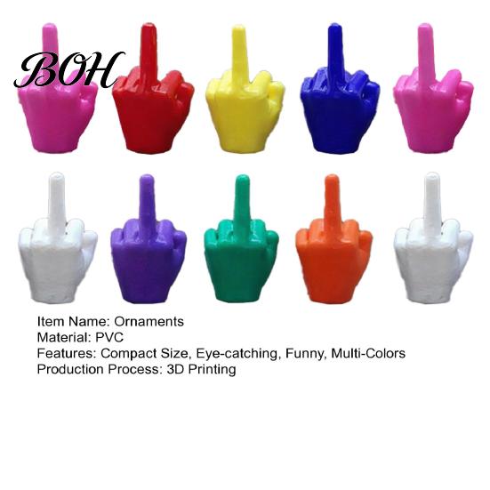Funny Gag Gifts for Men Mini Middle Finger Figurine, Tiny Hand Desk Decor, Gift Adults, Humorous Friends Colorful Novelty Prank Toy Office Desk, Small