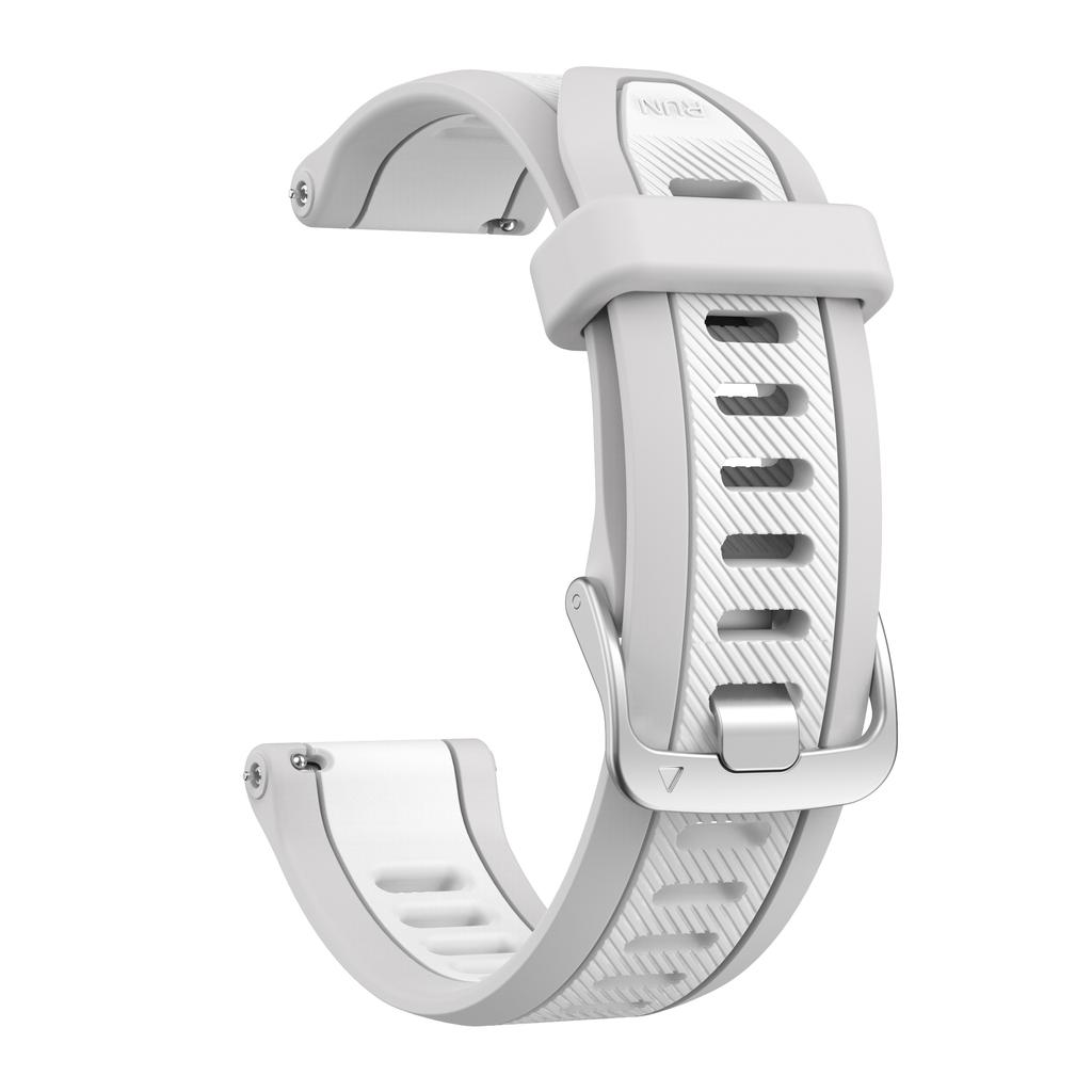 QuickFit Dwukolorowy Silikonowy Pasek Sportowy Do Zegarka Garmin Forerunner 165 570 42mm 245/Vivoactive 6 5/Venu 2 Plus Sq Paski Do Zegarków