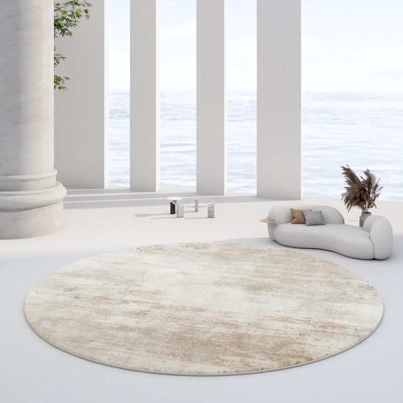 European Style Round Plush Rugs for Bedroom Decor Carpets for Living Room Soft Area Rug Home Thicken Carpet Fluffy Floor Mats