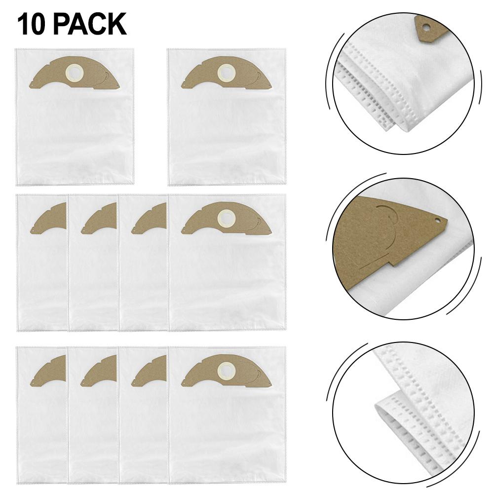 10pcs Vacuum Cleaner Replacement Dust Bags For Karcher NT 221 Household Cleaning Power Tools 2.5L Large Capacity Dust Bags Kit