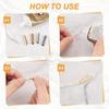 20pcs Brass Cord Ends - DIY Repairing Accessories for Shoelaces, Hoodies, and Shoes