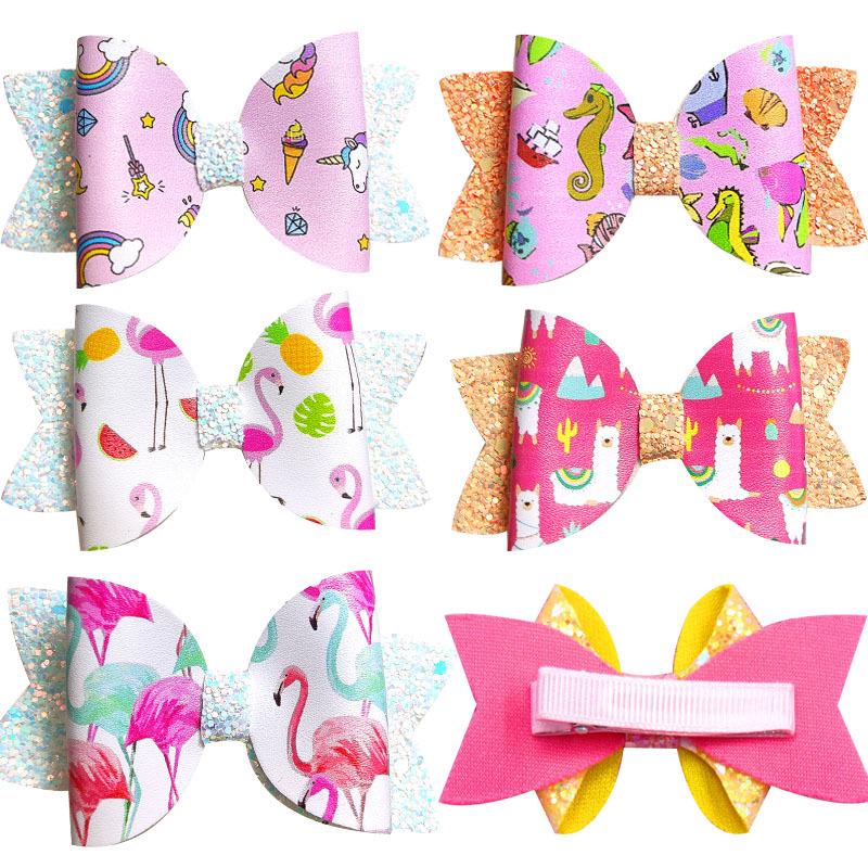 

Flamingo Double Layer Bow Hair Clip for Girls Only Bow (No Hair Clip)