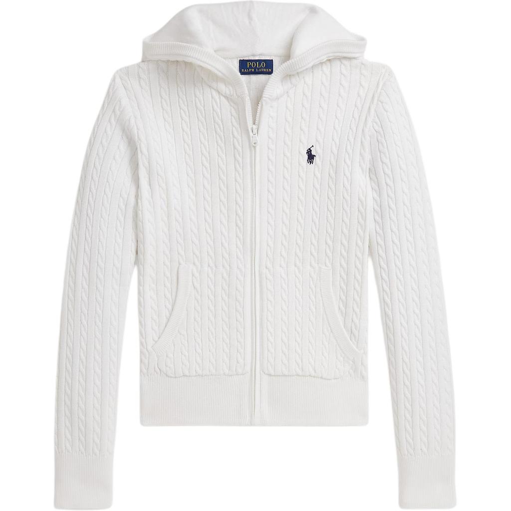 Polo Ralph Lauren Mini Cotton Hooded Zip Long Sleeve Sweater FW25 Kids sweater 313916533-017